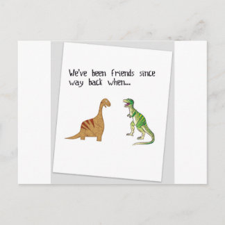 We zijn vrienden geweest briefkaart