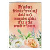 We zijn vrienden geweest voor zo lange grappige Bi (Voorkant)