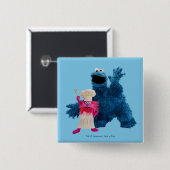 We zijn vrienden | Klassieke post Vierkante Button 5,1 Cm (Voorkant /achterkant)