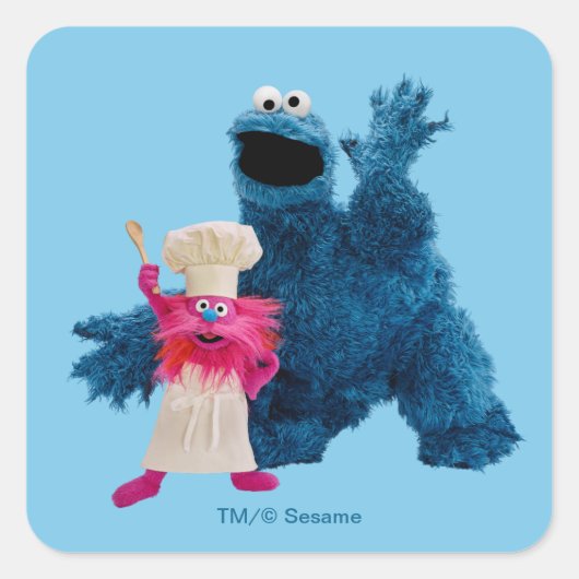 We zijn vrienden | Klassieke post Vierkante Sticker (Voorkant)