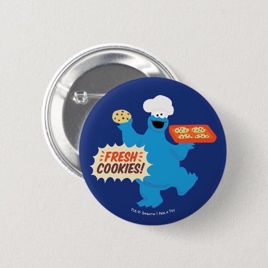 We zijn vrienden | Verse koekjes! Ronde Button 5,7 Cm (Voorkant /achterkant)