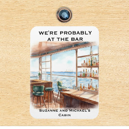 We zijn waarschijnlijk bij de bar Cruise-deur Magneet