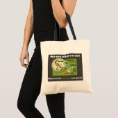 We zijn wat we eten tote bag (Voorkant (product))