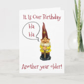 "WE" ZIJN WEER EEN JAAR OUDER-GELUKKIGE WEDERZIJDS KAART (Voorkant)