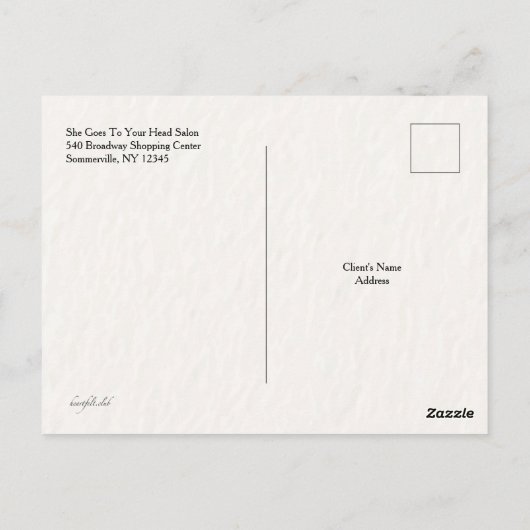 We zijn weer open Briefkaart (Achterkant)