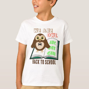 We zijn weer terug naar school Personeel T-shirt