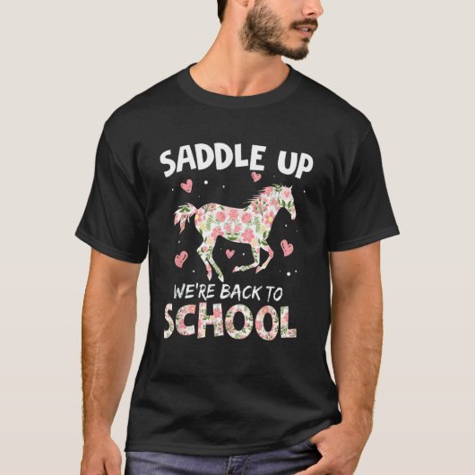 We zijn weer terug naar school. t-shirt (Voorkant)
