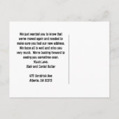 WE ZIJN WEER VERHUISD!! AANKONDIGINGSKAART (Achterkant)