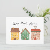 We zijn weer verhuisd Grappige nieuwe adres verhui (Staand voorkant)