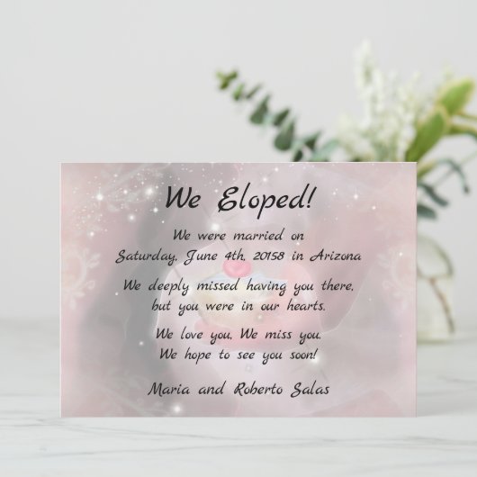 We zijn weggelopen 3 aankondiging (Staand voorkant)