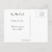 We zijn weggelopen! Bergen die gewoonte worden gen Aankondigingskaart (Achterkant)