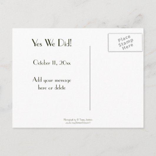 We zijn weggelopen! Bergen die gewoonte worden gen Aankondigingskaart (Achterkant)