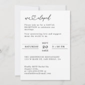 We zijn weggelopen en nu gaan we dat vieren Foto E Kaart (Achterkant)