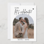 We zijn weggelopen en nu gaan we dat vieren Ontvan Kaart (Voorkant)