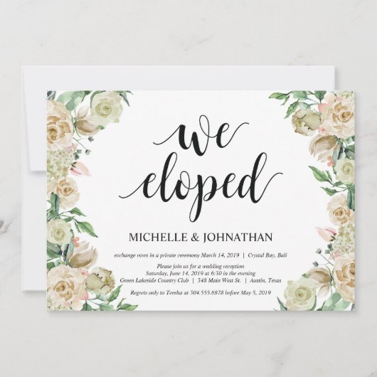 We zijn weggelopen, Ontvangstkaart voor weglopers Kaart (Voorkant)