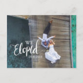 We zijn weggelopen uit de moderne scriptkalligrafi briefkaart (Voorkant)