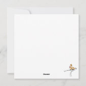 We zijn windhonden! Zwart, wit en rood thema. Feestdagenkaart (Achterkant)