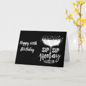 WE ZIJN YOUR **60th BIRTHDAY** SIP SIP SIP HOORAY! Kaart (Gele Bloem)