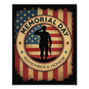 We zijn ze alle Patriotic Veterans Day Memorial ve Foto Afdruk