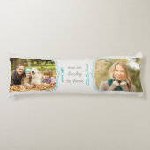 We zijn zo blij dat je een krullende foto van 2 he lichaamskussen (Voorkant)