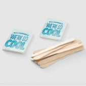 We zijn zo cool familie reünie monogram picknick handwaaier (Niet-gemonteerd)