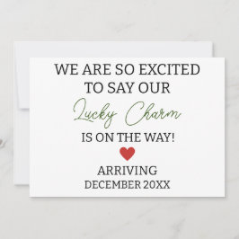 We zijn zo enthousiast om te zeggen dat we geluk h aankondiging