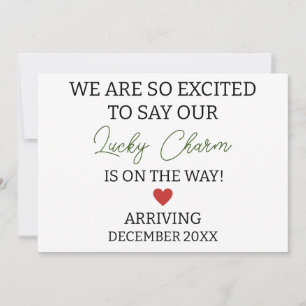 We zijn zo enthousiast om te zeggen dat we geluk h aankondiging