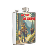 We zijn zo genaaid Beer wandelen Heupfles (Rechts)