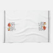 We zijn zo Gouda Together Cute Funny Cheese Pun Theedoek (Horizontaal)