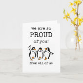 We zijn zo trots op jou, Cute Card Kaart (Gele Bloem)