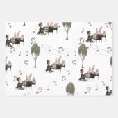 We zijn zo trots op jullie pianist wandelplank inpakpapier vel (Voorkant 3)