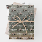 We zijn zo trots op jullie pianist wandelplank inpakpapier vel (In situ)