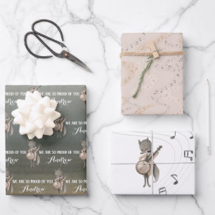 We zijn zo trots van jullie die blazen inpakpapier vel