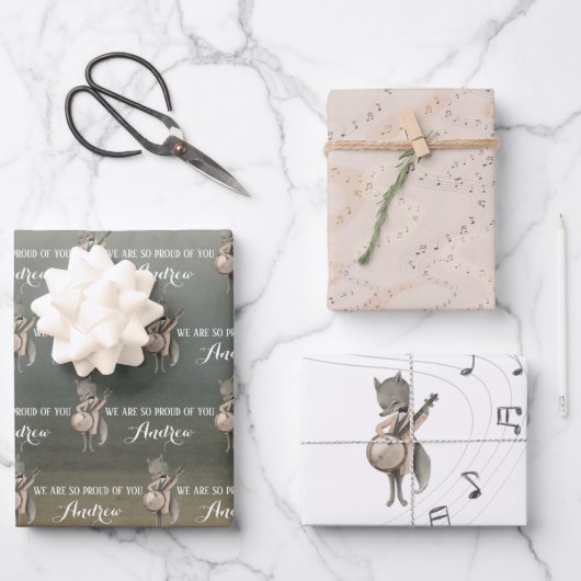 We zijn zo trots van jullie die blazen inpakpapier vel (Voorkant)