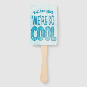 We zijn zo'n Cool Family Reunion Monogram Picnic Handwaaier
