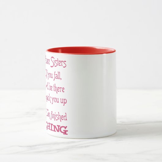 We zijn zussen mok (Midden)