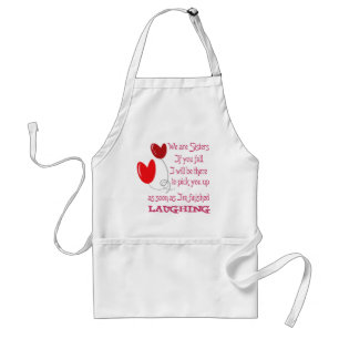 We zijn zussen standaard schort