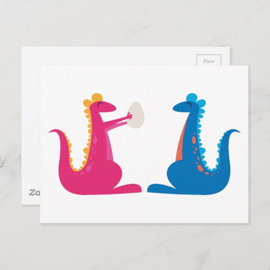 We zijn zwanger aankondigingskaart (Voorkant / Achterkant)