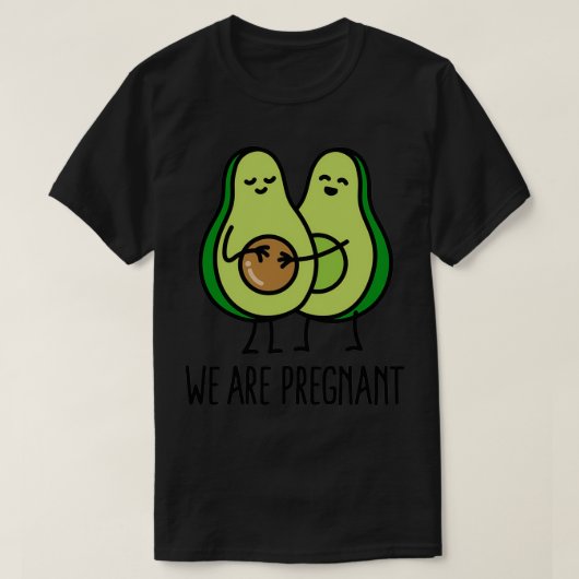 We zijn zwanger van Avocado T-shirt (Design voorkant)