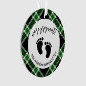 We zijn zwanger van de kerstzwangerschap of ornament (voorkant)