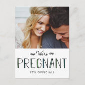 We zijn zwanger | Zwangerschap Aankondiging (Voorkant)