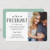 We zijn zwanger | Zwangerschap Aankondiging (Voorkant / Achterkant)