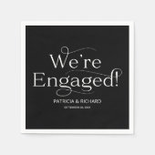 We zijn zwarte servicepartij servet (Voorkant)