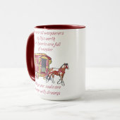 We zijn zwervers mok (Voorkant links)