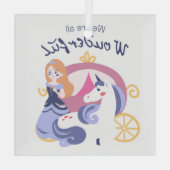 #We zijnAllWonderfulOrnament Glas Ornament (Achterkant)