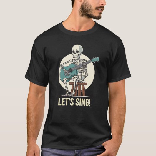 We zingen het nummer "Dead Serious About Music" T-shirt (Voorkant)