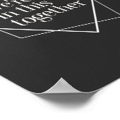 We zitten allemaal in dit gezamenlijke gelijkheids poster (Hoek)