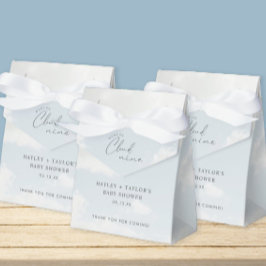 We zitten op Cloud 9 Baby shower Bedankdoosjes