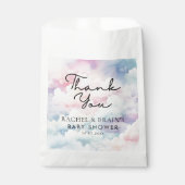 We zitten op Cloud 9 Baby shower Bedankzakje (Voorkant)
