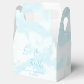 We zitten op Cloud Nine Baby shower Bedankdoosjes (Geopend)